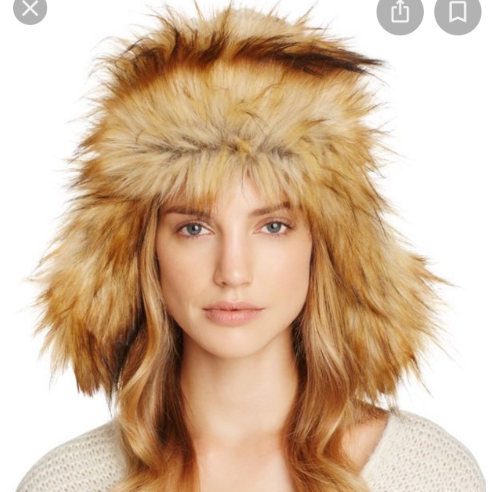 NEW Free people Faux Fur Hat OS